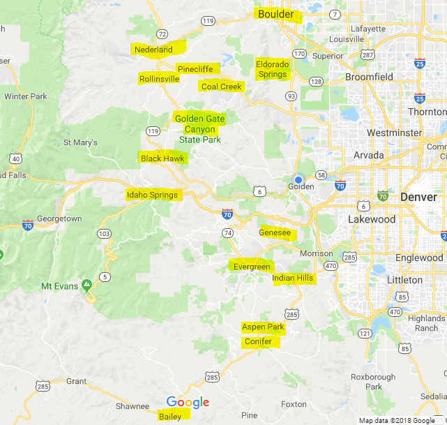 Denver Mountain Communities